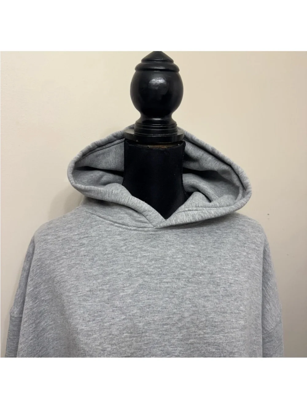 h:ours Men’s Light Gray Pullover Hoodie XL
